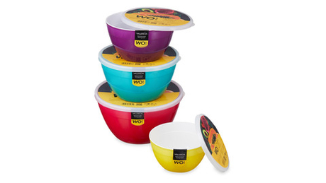 Миска для смешивания 5л Wo Home Valencia красная