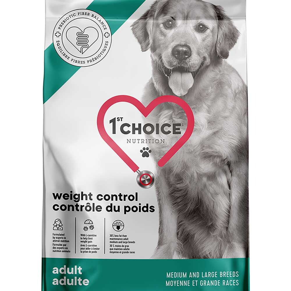 1st Choice корм беззерновой для собак средних и крупных пород "лишний вес" (курица) (Nutrition Medium & Large Weight Control)