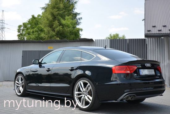 Сплиттеры бампера заднего боковые V.1 для AUDI A5 B8 Sportback S-Line (11-16)