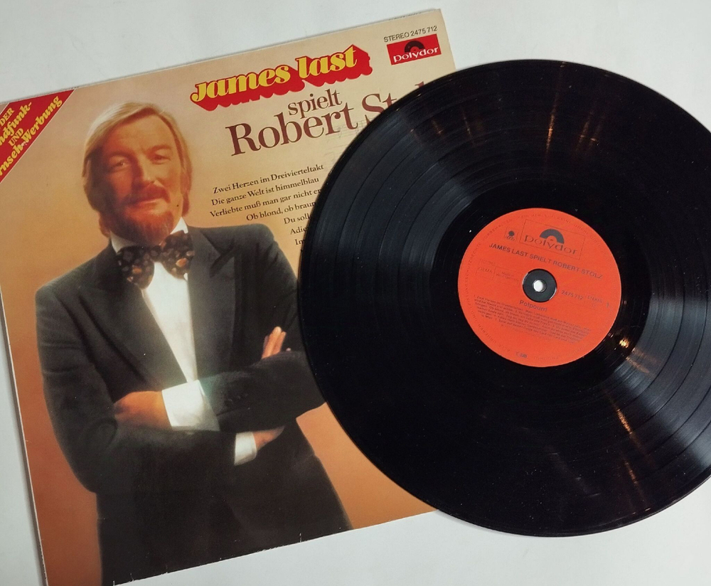 Винтажная виниловая пластинка LP James Last Spielt Robert Stolz (Germany 1977) Salome