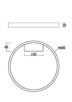 Светильник светодиодный потолочный Maytoni Rim MOD058CL-L25W3K