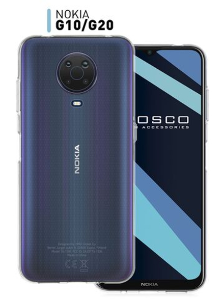 Чехол ROSCO для Nokia G20;Nokia G10 оптом (арт. NK-G20-TPU-TRANSPARENT)