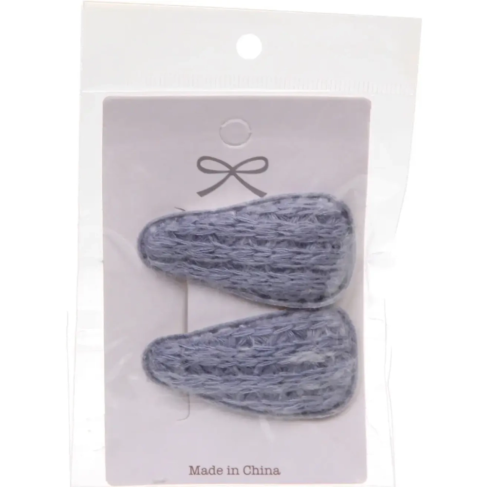 Зажимы для волос 2шт «New collection - Laura», микс 6 цветов, 6*2,5,см