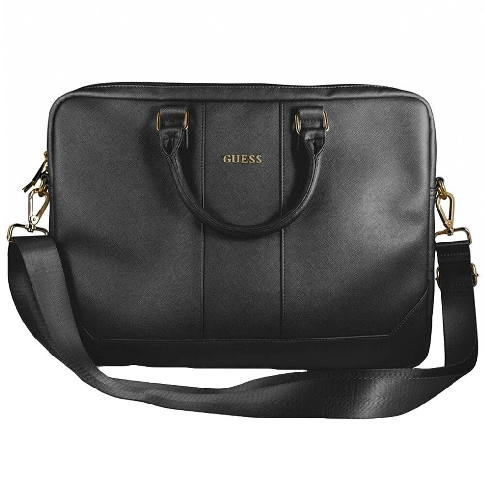 Сумка Guess Saffiano Bag для ноутбуков 13"/15"/16", Чёрная (GUCB15TBK)