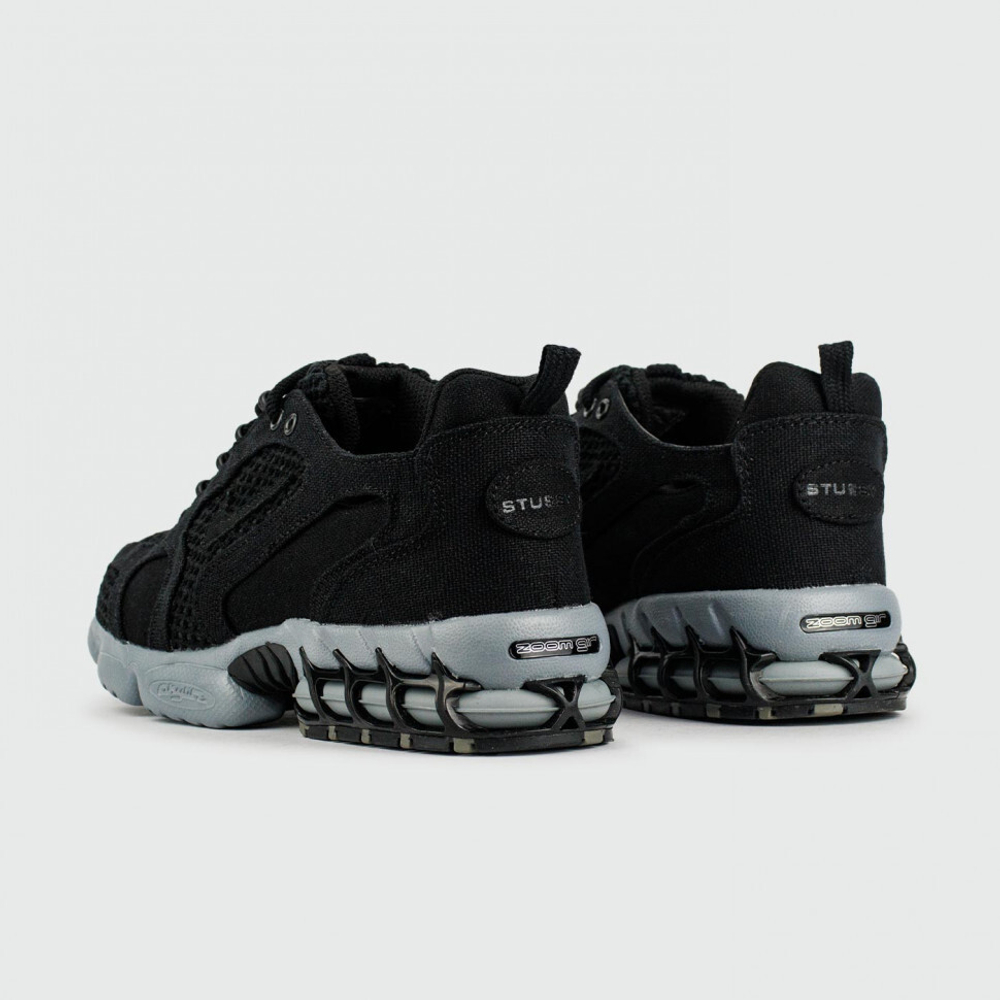 кроссовки Nike Air Zoom Spiridon Cage 2 x Stussy Black Grey Wmns CQ5486-001