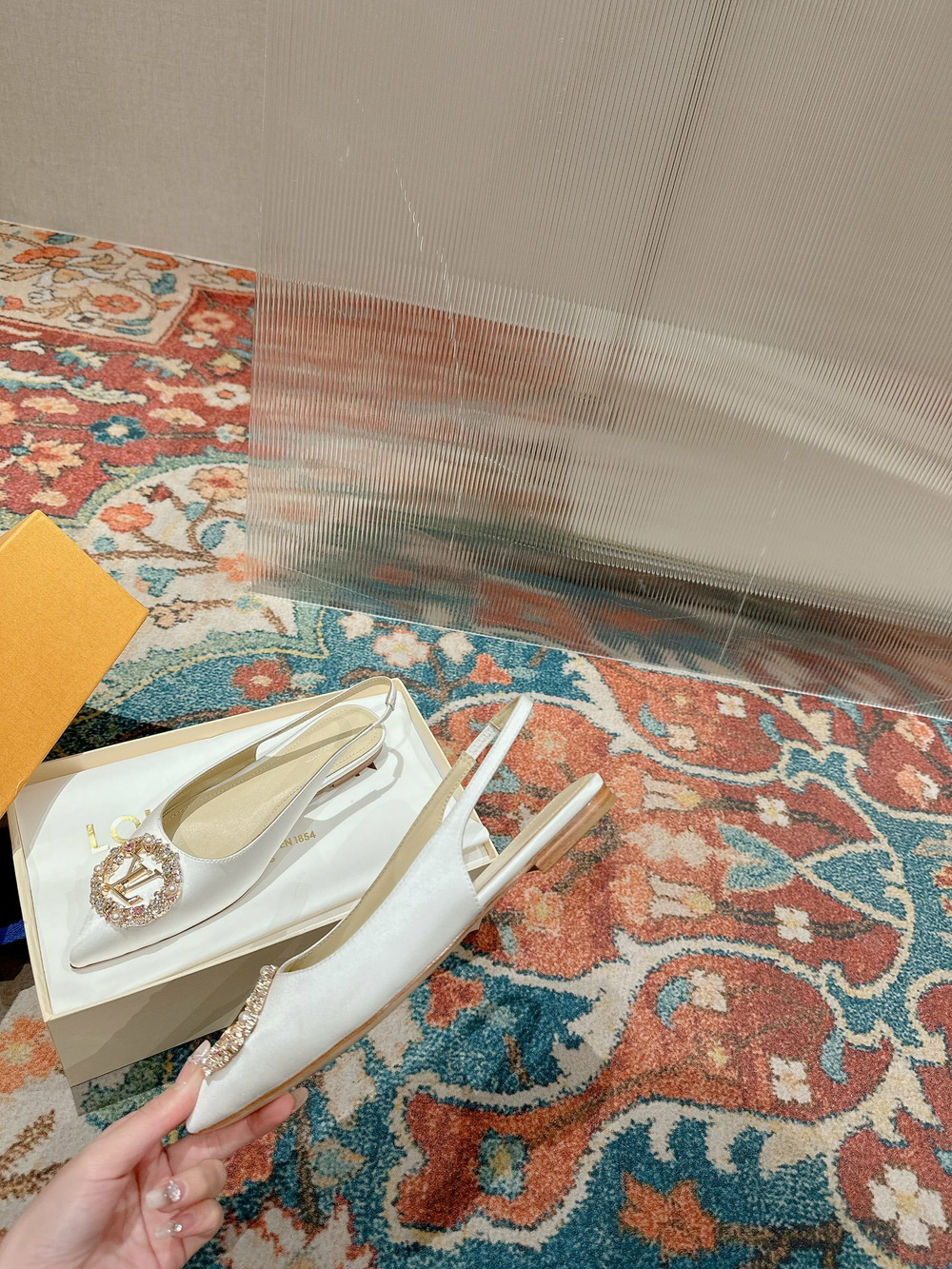 Louis Vuitton Met Slingback Ballerina