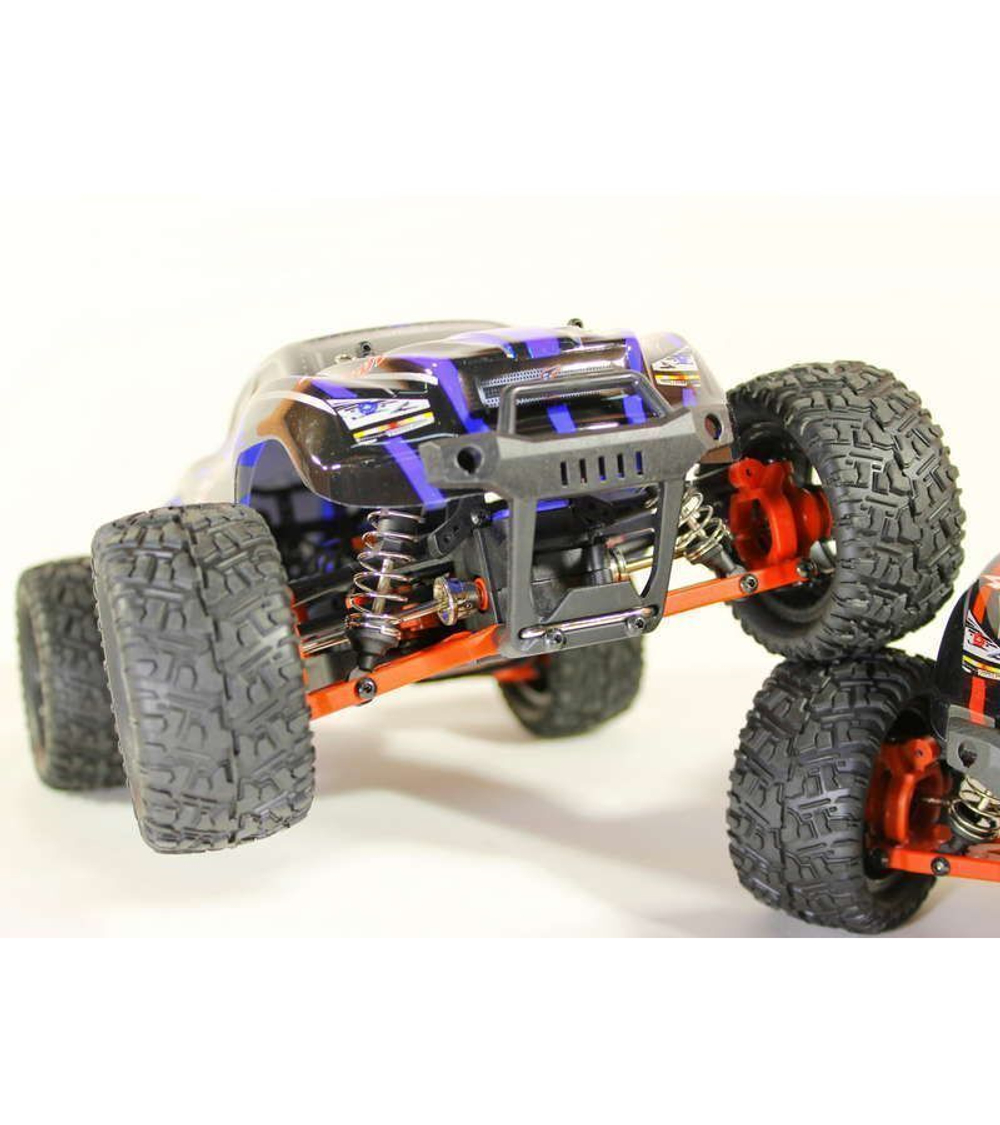 Радиоуправляемый монстр Remo Hobby SMAX UPGRADE (синий) 4WD 2.4G 1/16 RTR