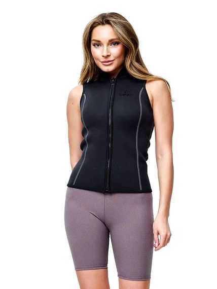 Жилет на молнии женский Sargan Black Queen lady 2 мм черный