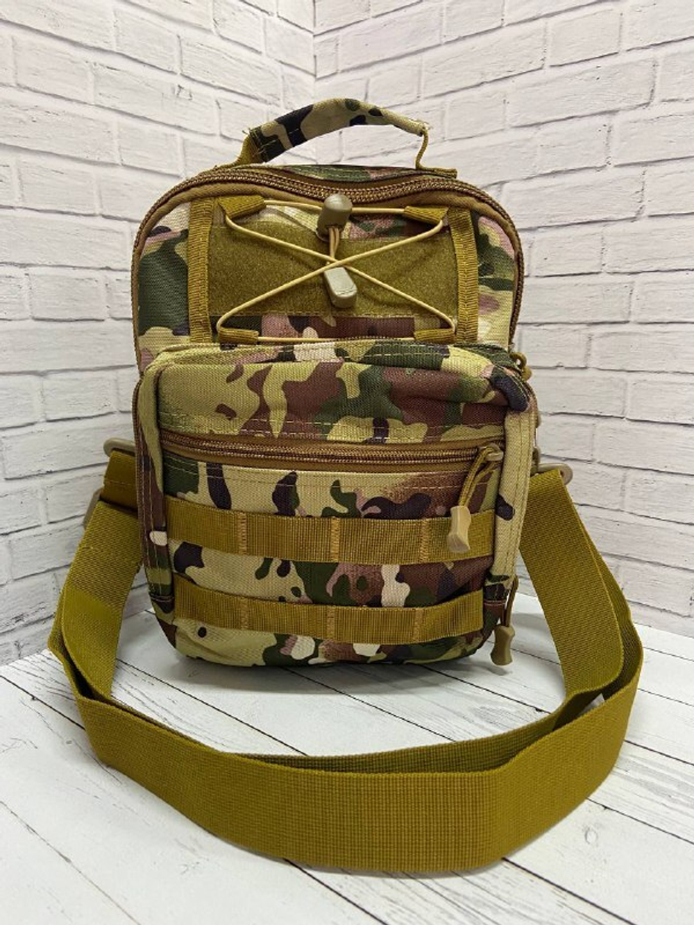 Тактическая универсальная сумка 8-9л / мультикам