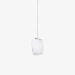 Pendant design lamp Crystal Rock by Lasvit (White)