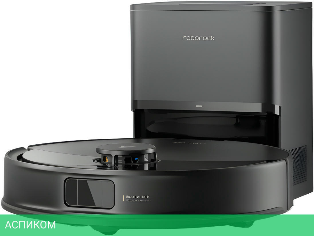 Робот-пылесос Roborock Robotic Vacuum Cleaner+Auto-Empty Dock Q8 Max Pro+ RU Black (Q8MPP52-02)