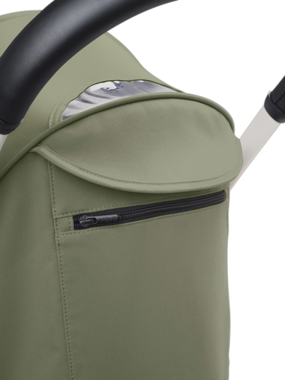 Коляска Stokke YOYO3 Newborn Pack рама белая White 2 в 1 Olive