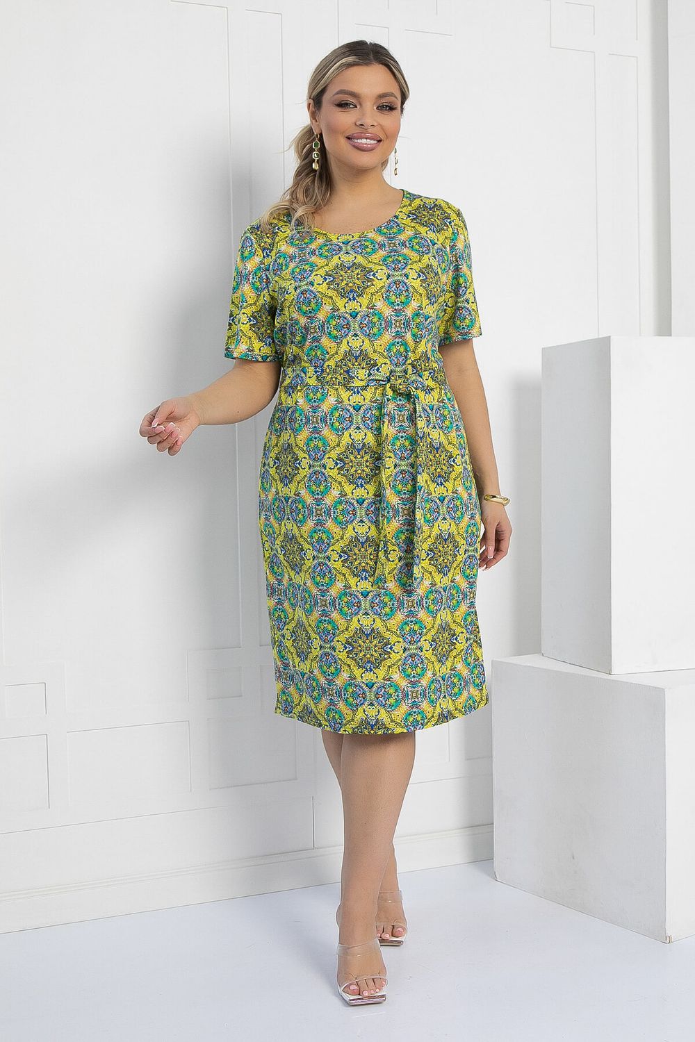 Платье Весеннее чувство (желтое) П12922-25М LT Collection