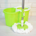 Набор для уборки "Happy Panda" (ведро с отжимом, швабра 115см, 2 насадки из микрофибры), HP-MB05-P