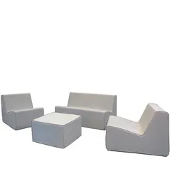 Комплект уличной мягкой мебели Montenegro, диван, 2 кресла, пуф-столик