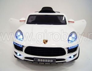 Детский электромобиль River Toys Porsche Macan O005OO VIP белый