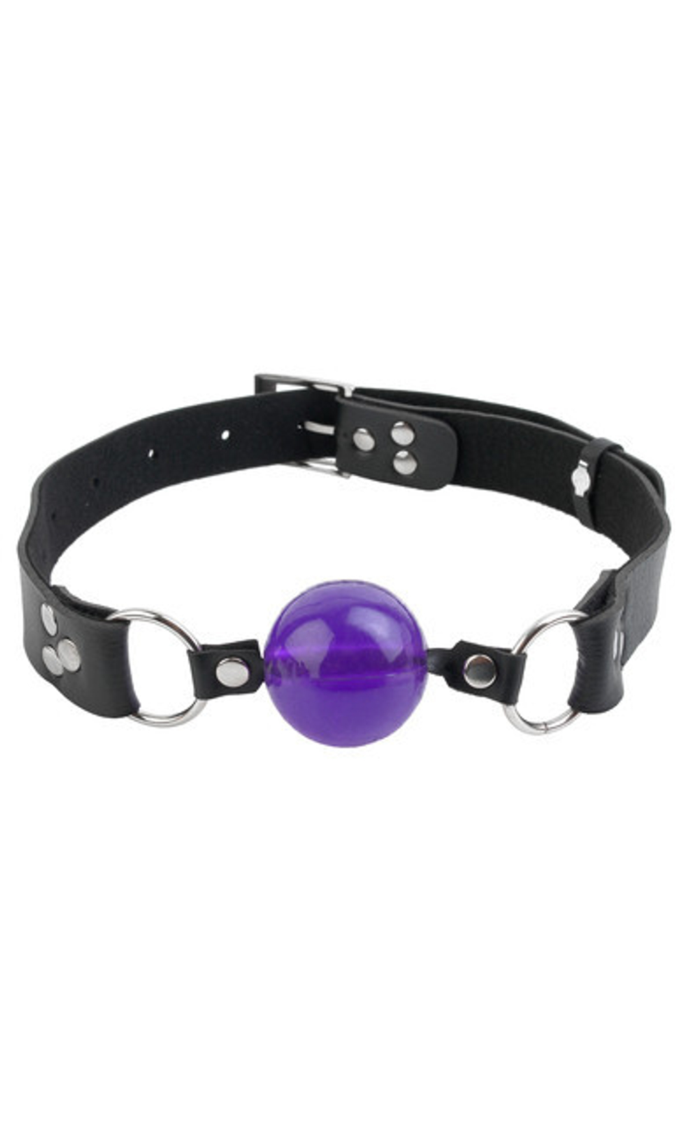 Кляп-пенис PENIS BALL GAG (Цвет: фиолетовый с черным)