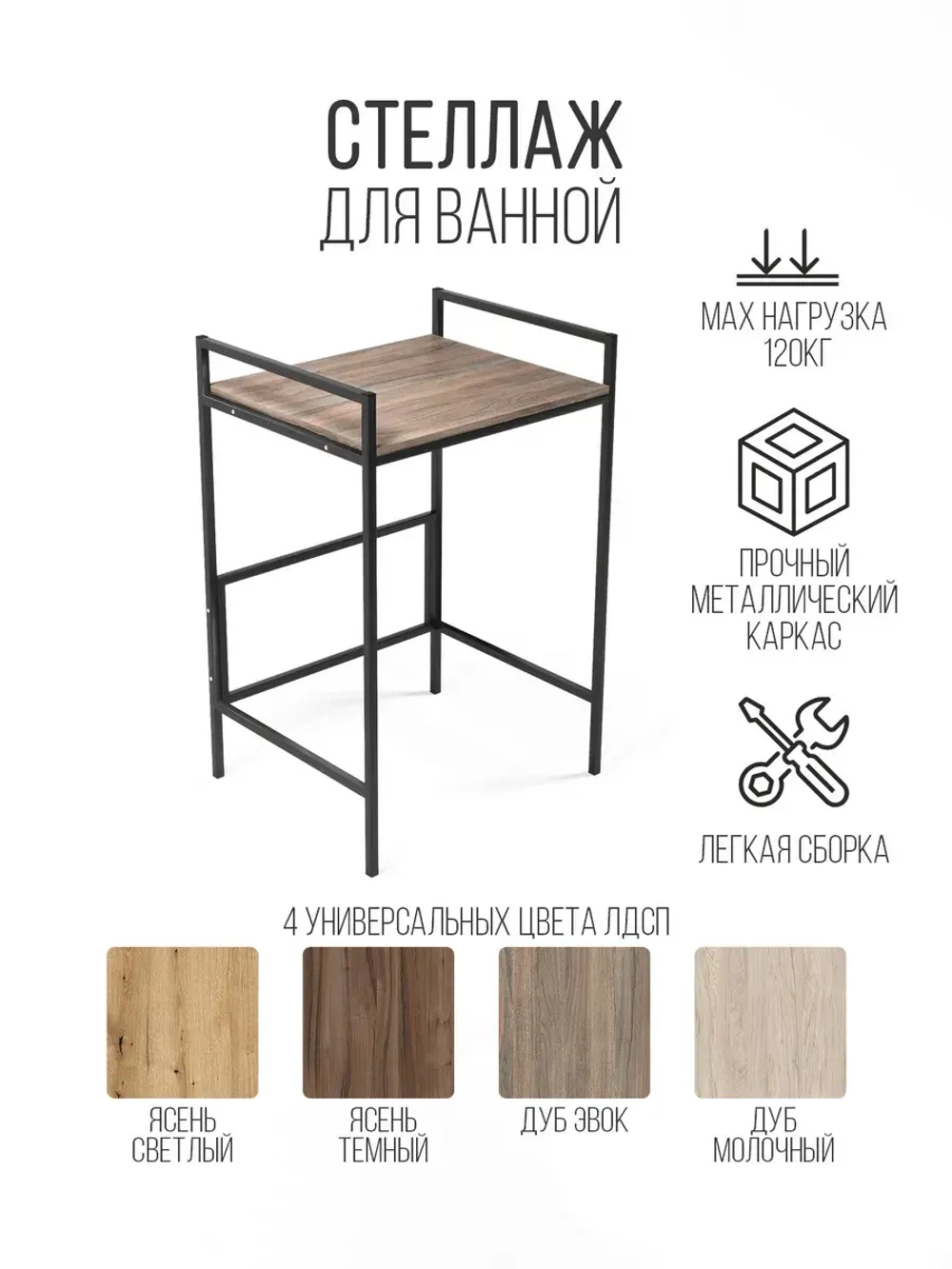 Стеллаж в ванную для стиральной машинки