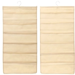 Органайзер двухсторонний подвесной для хранения вещей с крючком «ИДЕЯДОМА», цвет бежевый, 30 карманов, 75*39см