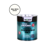 ГРУНТ- ЭМАЛЬ ПО РЖАВЧИНЕ ЭКОДОМ 3В1 БЕЛЫЙ 0,9КГ