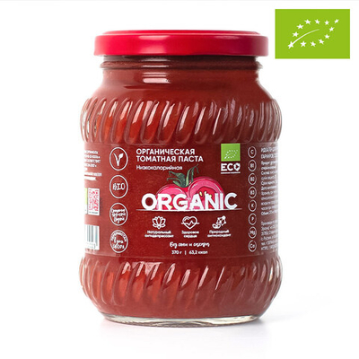Органическая томатная паста "Organic Around", 250 г
