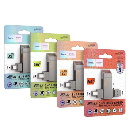 Флэшка HOCO UD15 Clever USB3.2 Type-C flash drive