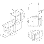 Электрический духовой шкаф KRONA ROMANA 60 BL