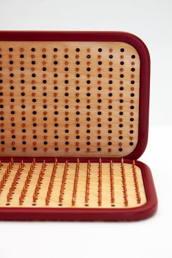 Доска садху Чакры темные алюминиевые гвозди