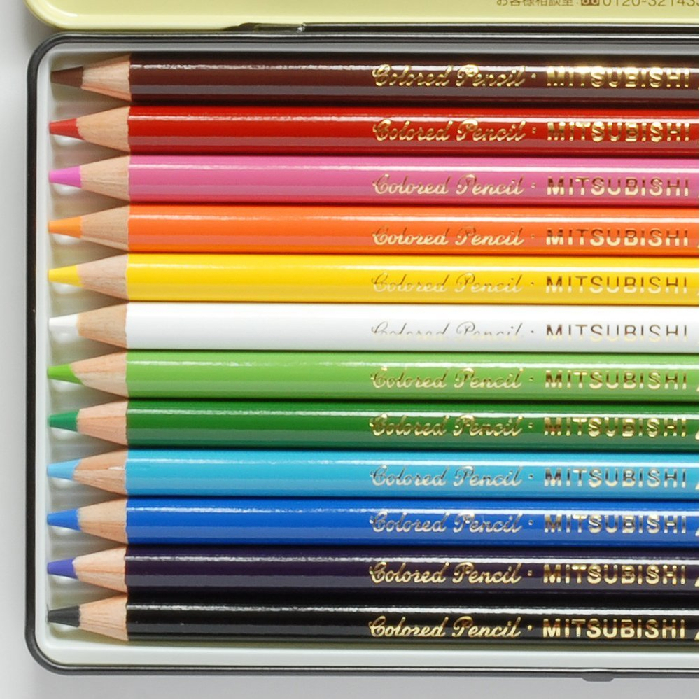 Цветные карандаши Mitsubishi Pencil Polycolor (12 шт)