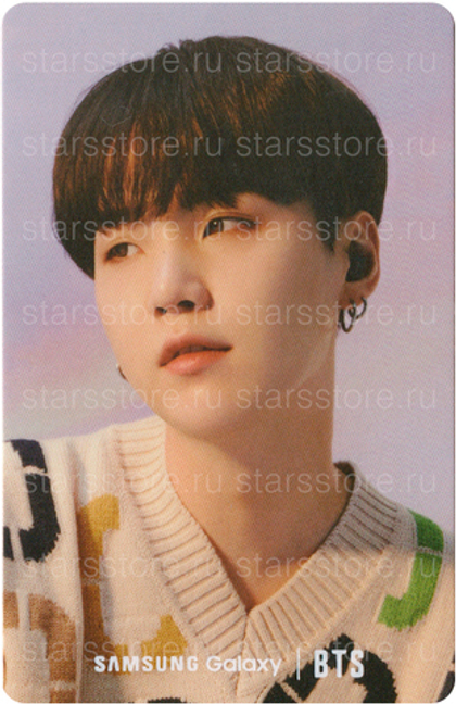 Фотокарта SUGA BTS - Samsung Galaxy