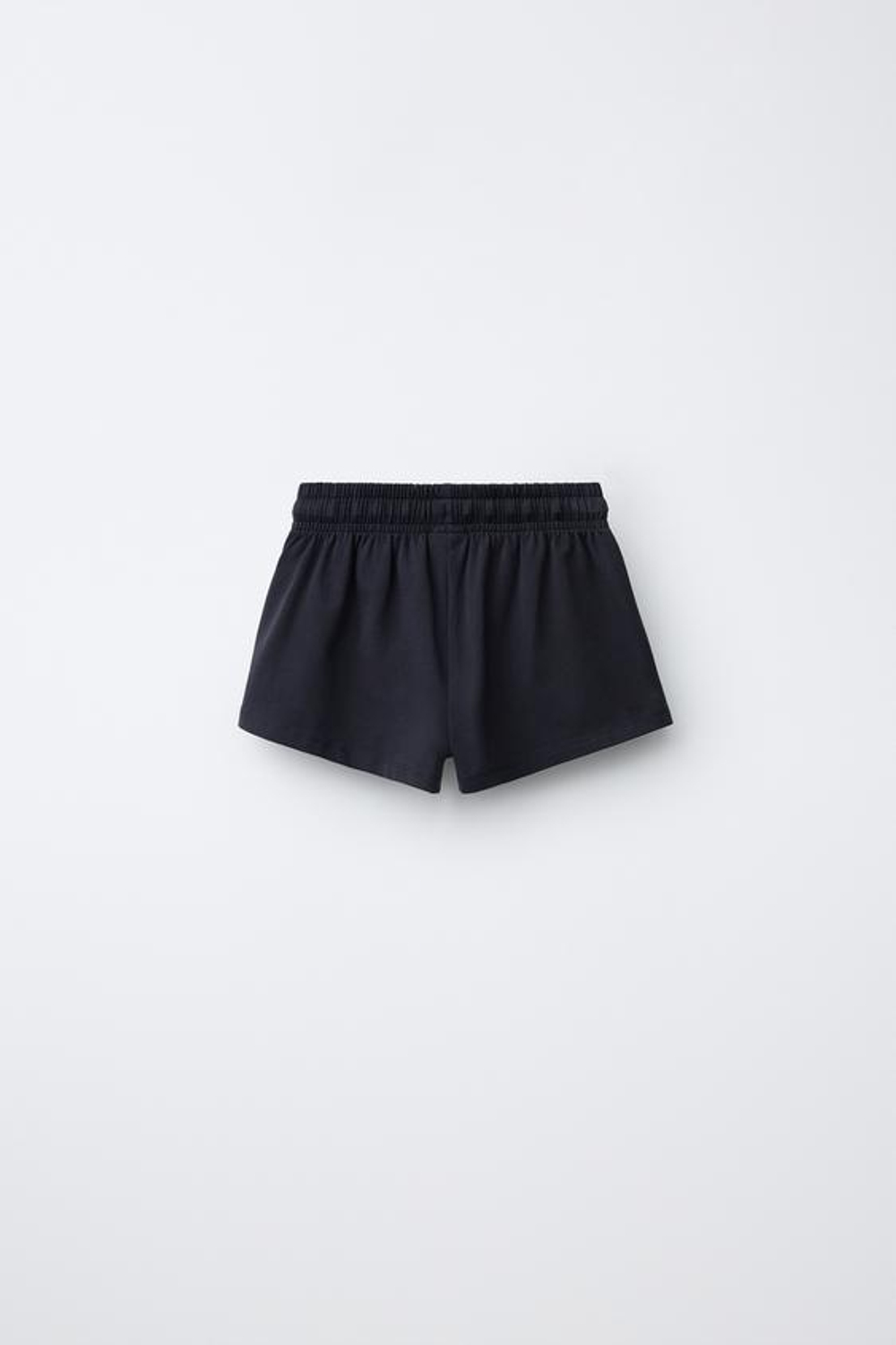 ZARA ШОРТЫ ИЗ ПЛОТНОЙ ТКАНИ, СИНИЙ