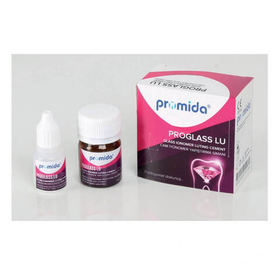 Цемент для фиксации стеклоиномерный 35 гр + 20 мл ProGlass LU Promida Турция