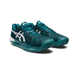 Мужские кроссовки теннисные Asics Gel-Resolution 8 Clay - velvet pine/white