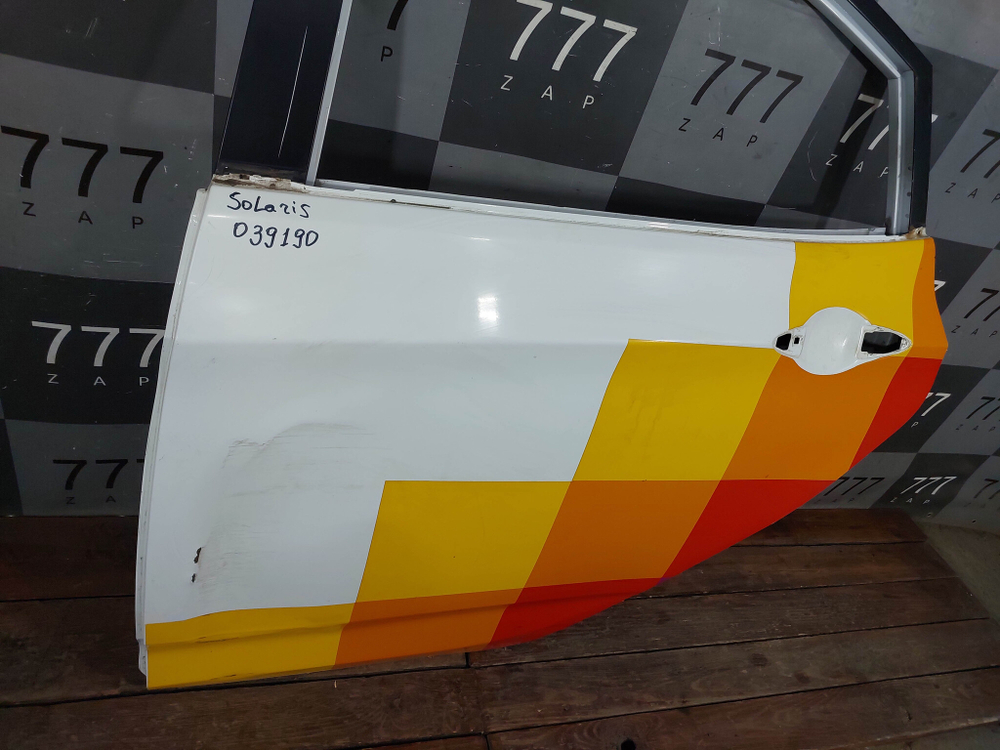 Дверь задняя левая Hyundai Solaris 1 (RB) 10-17 Б/У Оригинал 770031R301