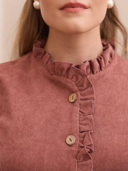 Жакет вельвет укороченный