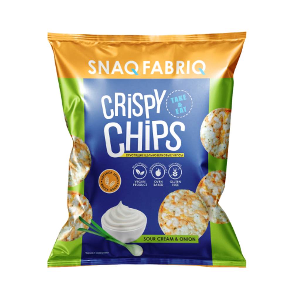 Чипсы цельнозерновые SNAQ FABRIQ 50 г