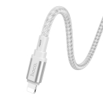Кабель USB x Lightning Hoco. X98 (2.4A/1m.) Crystal Silicon