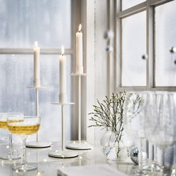 IKEA FRÖJDA  (ИКЕА ФРÖЙДА)  -  Подставки для свечей, 3 шт, белые