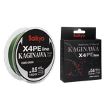 Шнур Saikyo Kaginawa X4PE 150м Зелёный Camo -