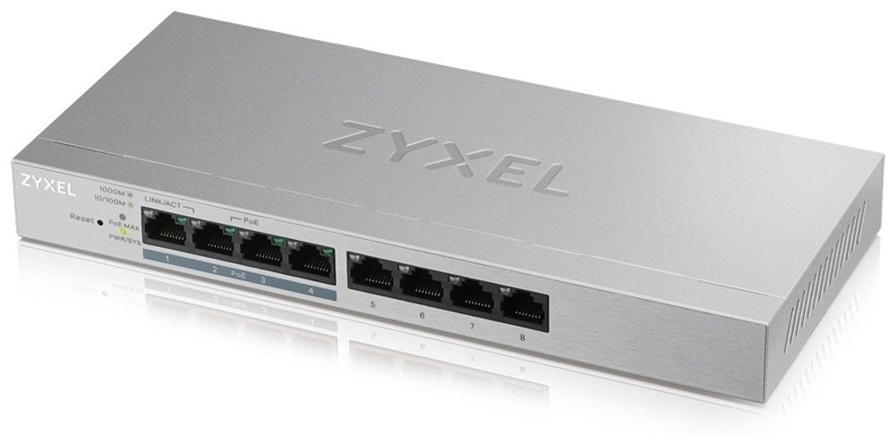 ZyXEL GS1200-8HP v2 серебристый
