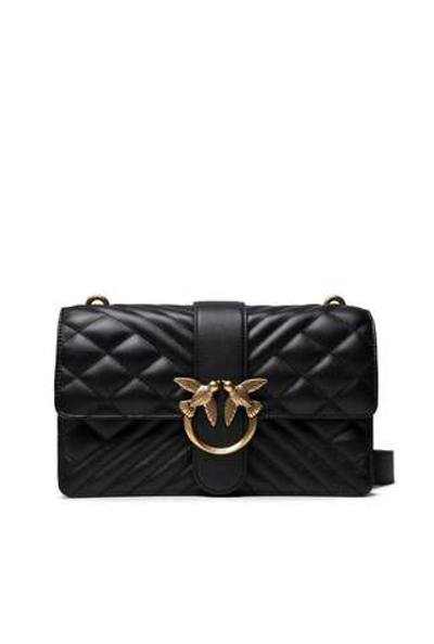 CLASSIC LOVE BAG ICON V QUILT MIX - black