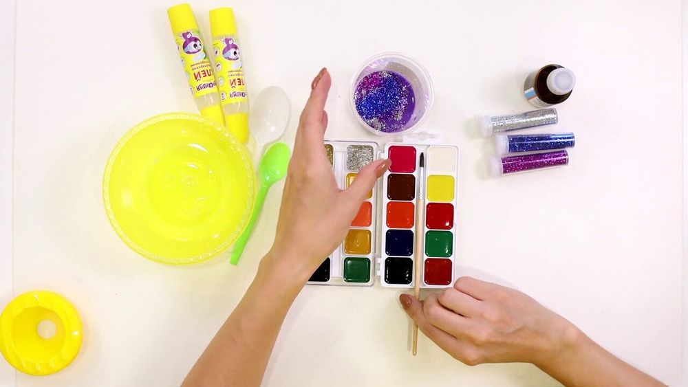 Краски акварельные ЮНЛАНДИЯ "ВЕСЁЛЫЙ ШМЕЛЬ", медовые, 10 цветов, КЛАССИЧЕСКИЕ, пластик, 191323