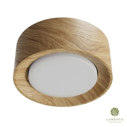 Светильник потолочный / Точечный накладной деревянный спот