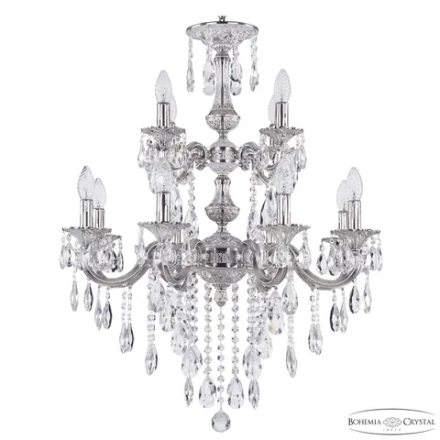 Подвесная люстра Bohemia Ivele VERONA 72101/8+4/210/2d B NW