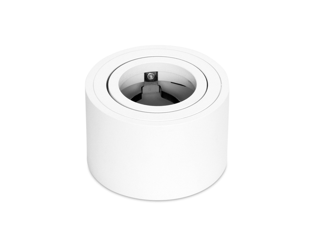 Накладной точечный светильник с врезным отверстием TN222 WH/S белый/песок GU5.3 D80*50