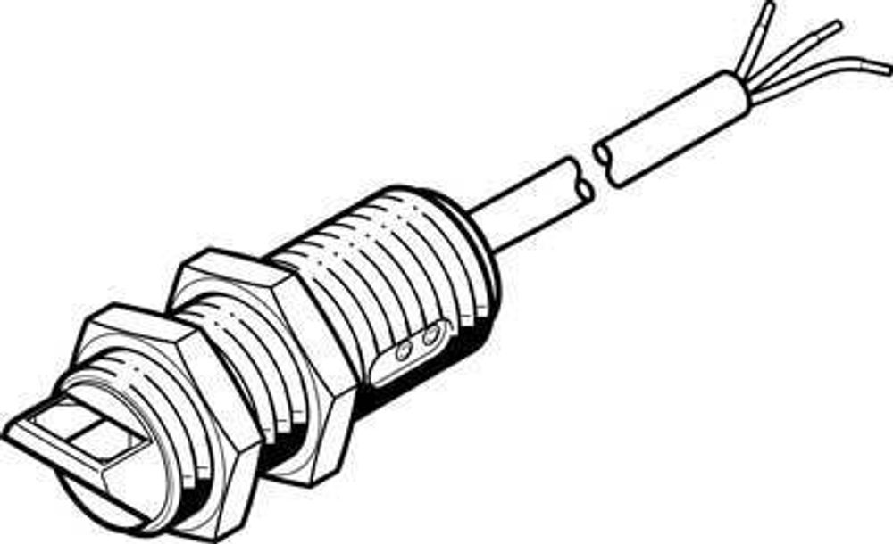 SOEG-RT-M18W-PS-K-2L Датчик положения оптический диффузионный