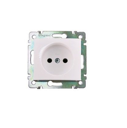 4316/4416 Розетка без заземления белая