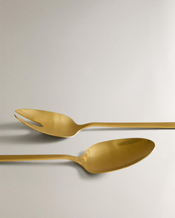 Zara Home набор столовых приборов из нержавеющей стали, цвет золотой · 7252/320