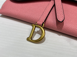 Christian Dior Long Saddle Wallet with Chain