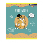 Комплект предметных тетрадей А5 24л., 8 предметов, со справочным материалом, скрепка, мелованный картон (стандарт), блок офсет, Alingar "Умный котик"